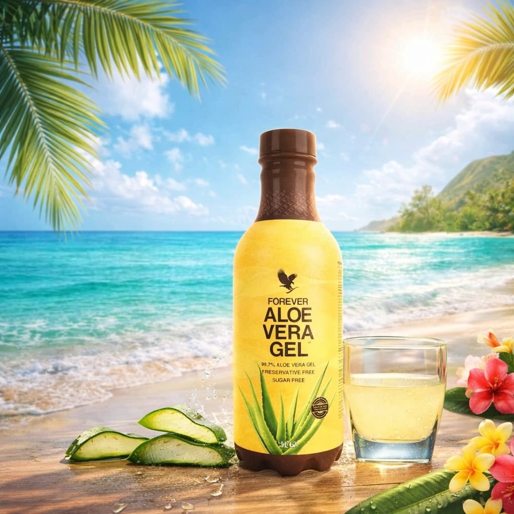 Forever Aloe Vera Gel™ — 99,7% de Pulpe Pure | Cure Vitalité & Digestion (1L)